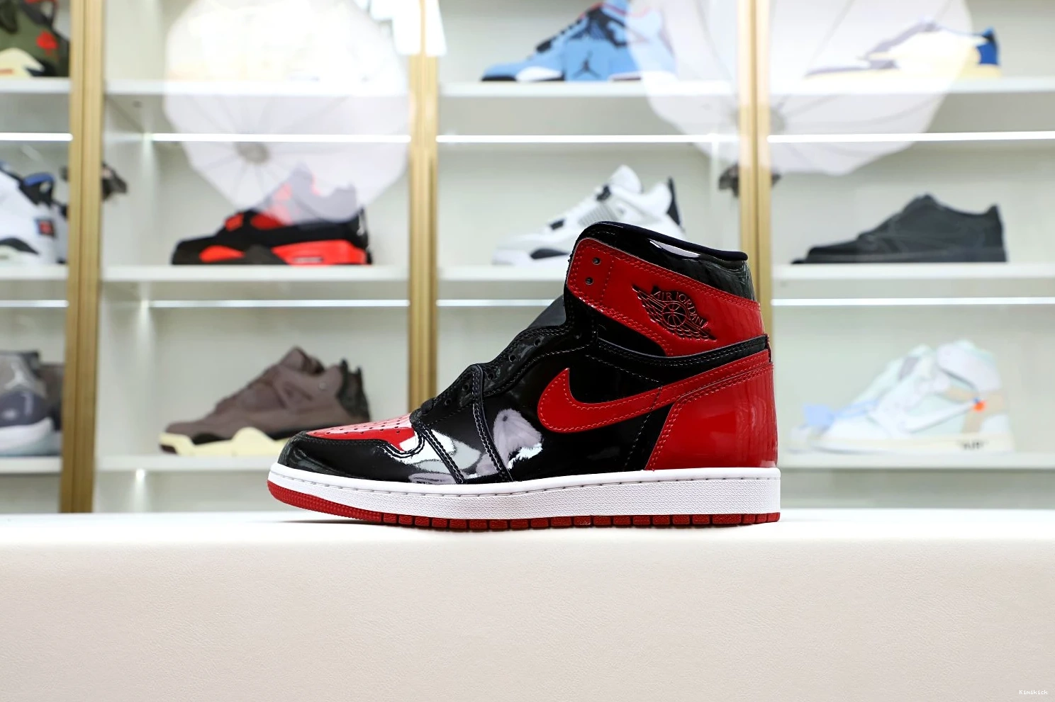 DailyWear OG Kimikick 1 PATENT HIGH 2029 JORDAN AIR BRED 0520